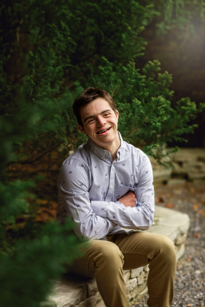 A Kat Jones Creative headshot taken on the Independence Golf Club estate outside her photography studio.